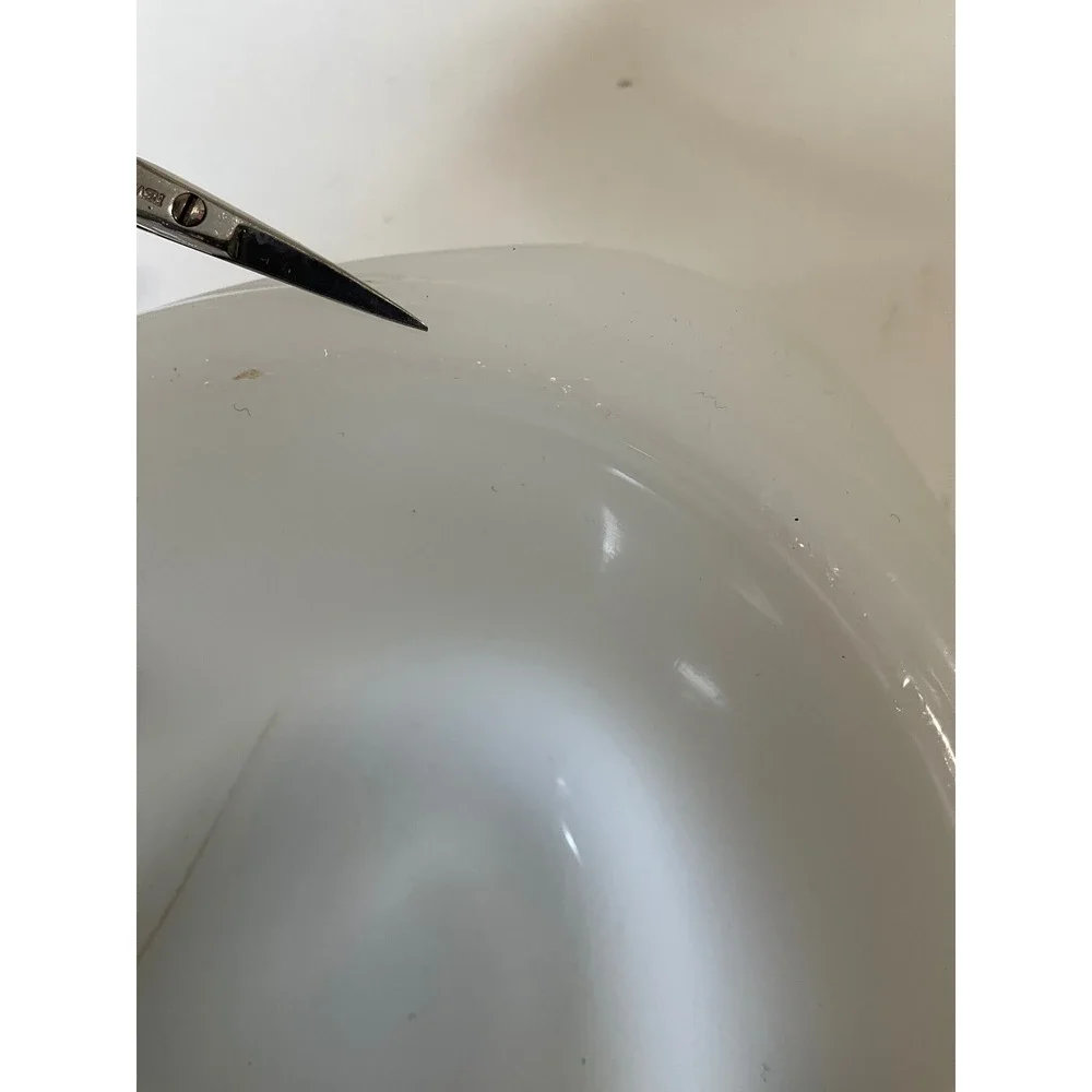 Vintage Glasbake Casserole Dish Mushrooms Oval Glass 1 Quart Cottagecore MCM
